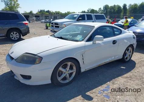 2006 Hyundai Tiburon Gt/Gt Limited/Se из США, поврежденный, VIN KMHHN65F66U201757
